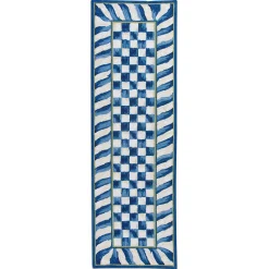 Rugs|MacKenzie-Childs Truly Royal Check 2'6 x 8' Runner