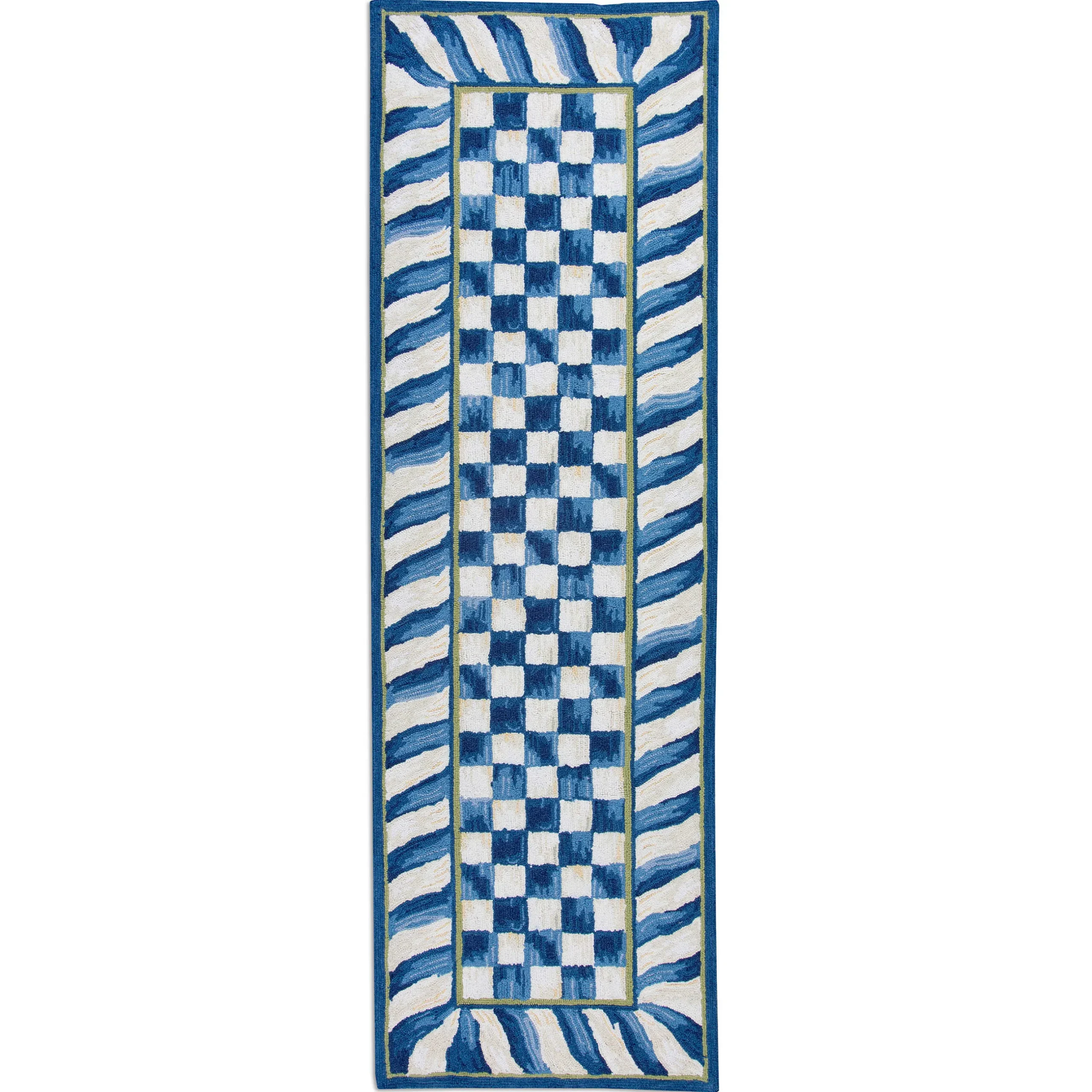 Rugs|MacKenzie-Childs Truly Royal Check 2'6 x 8' Runner