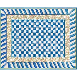 Rugs|MacKenzie-Childs Truly Royal Check 8' x 10' Washable Rug
