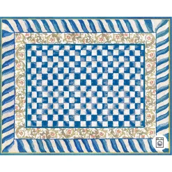Rugs|MacKenzie-Childs Truly Royal Check 8' x 10' Washable Rug