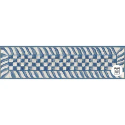 Rugs|MacKenzie-Childs Truly Royal Check 2'6 x 8' Washable Runner