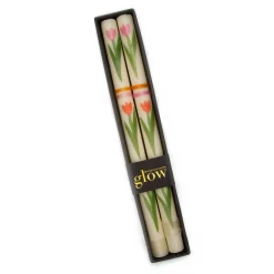 Spring|Candles & Fragrances|MacKenzie-Childs Tulip Dinner Candles, Set of 2