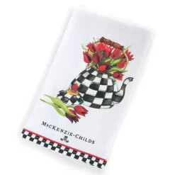 Spring|Kitchen & Table Linens|MacKenzie-Childs Tulip Tea Kettle Dish Towel