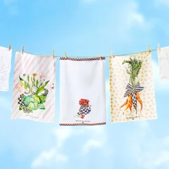 Spring|Kitchen & Table Linens|MacKenzie-Childs Tulip Tea Kettle Dish Towel