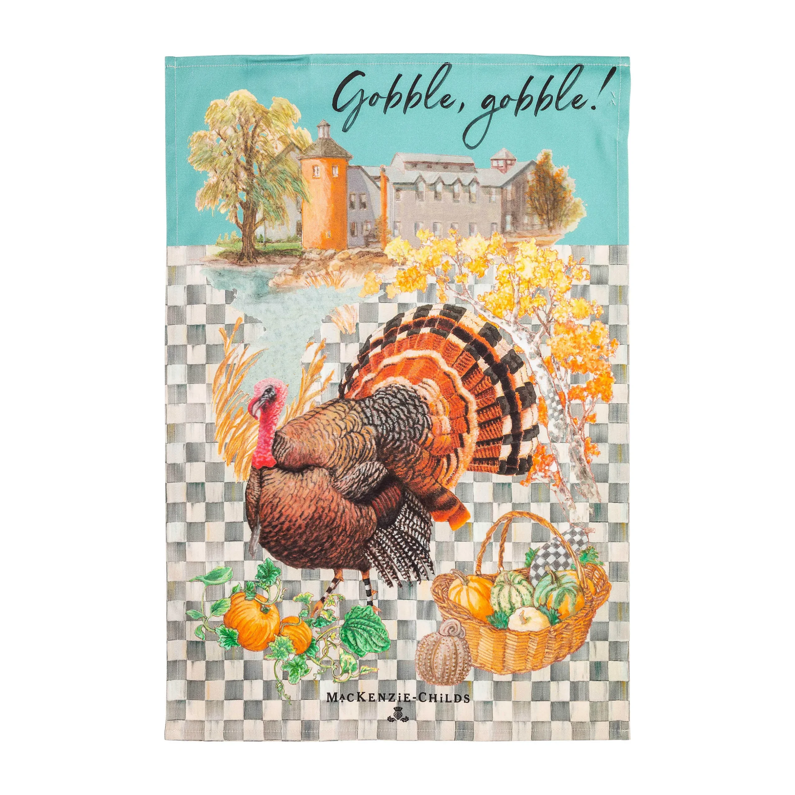 The Fall Shop|Fall Entertaining|MacKenzie-Childs Turkey Dish Towel