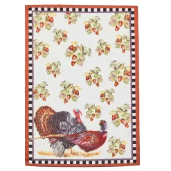 Fall Entertaining|Kitchen & Table Linens|MacKenzie-Childs Turkey Trot Dish Towel