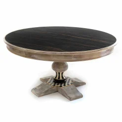 Dining Room & Kitchen|MacKenzie-Childs Tuscan Farm 62 Round Pedestal Table