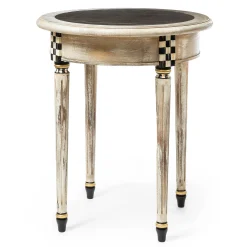 Entryway Furniture|Living Room|MacKenzie-Childs Tuscan Farm Round Accent Table