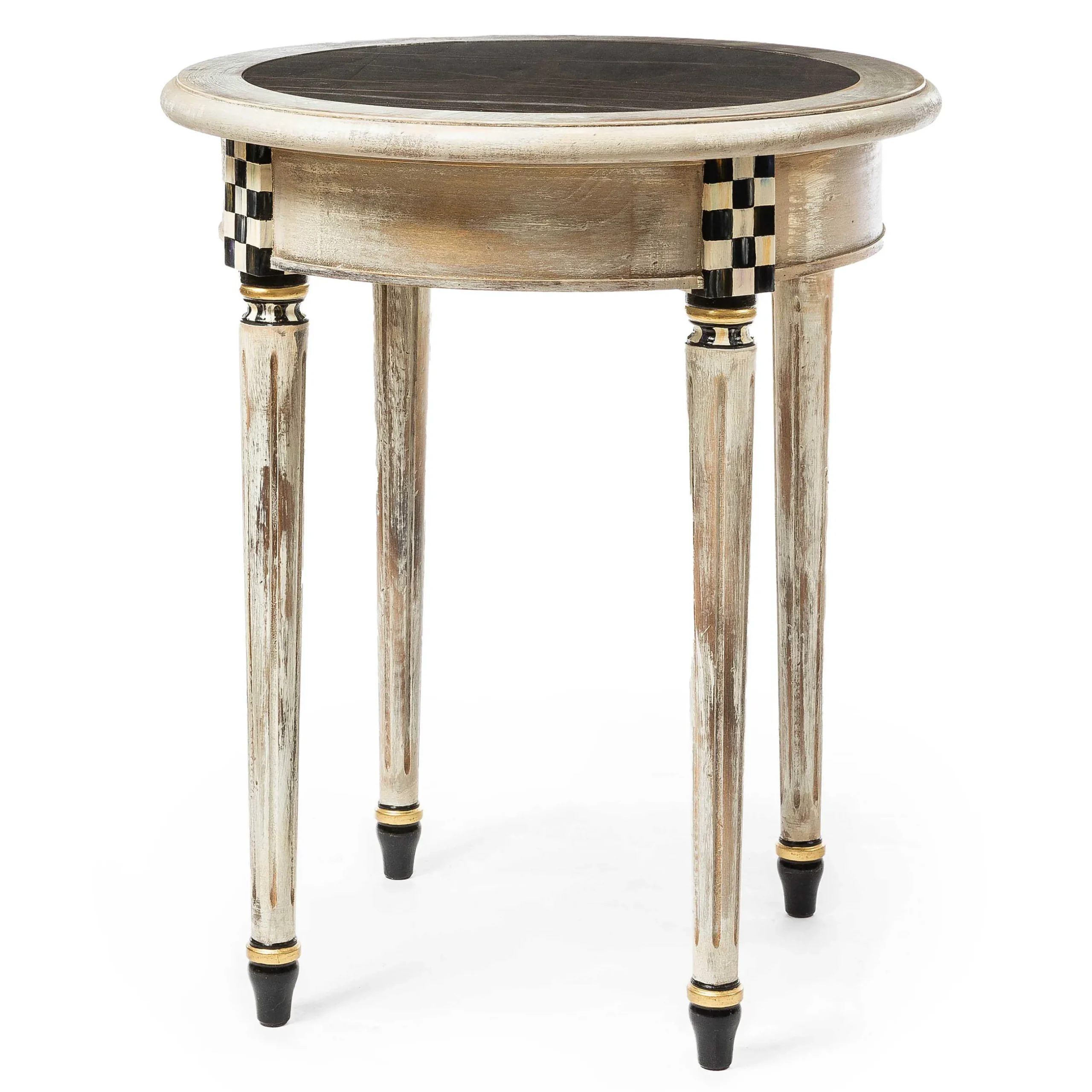 Entryway Furniture|Living Room|MacKenzie-Childs Tuscan Farm Round Accent Table