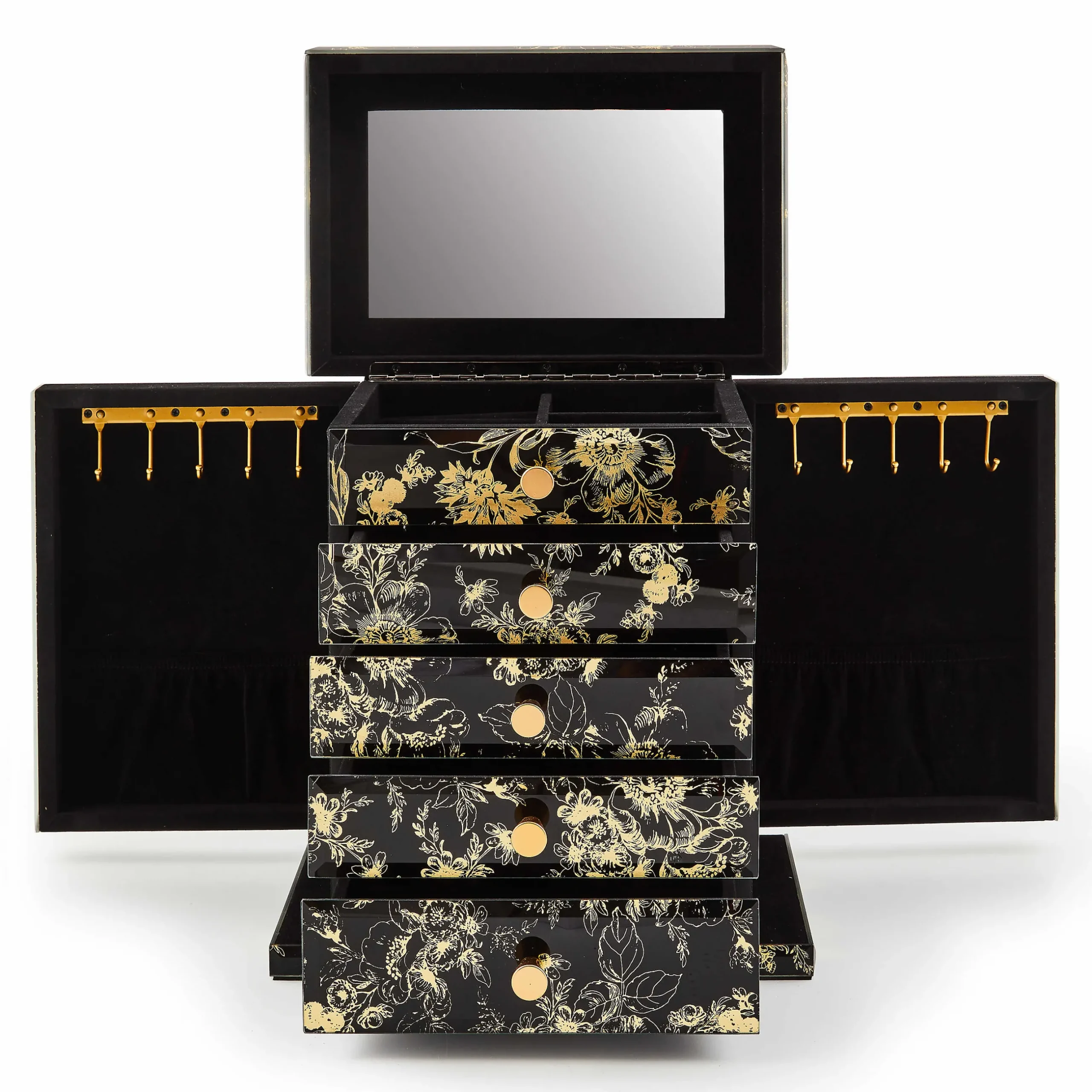 Room Accents|MacKenzie-Childs Twilight Toile Jewelry Armoire