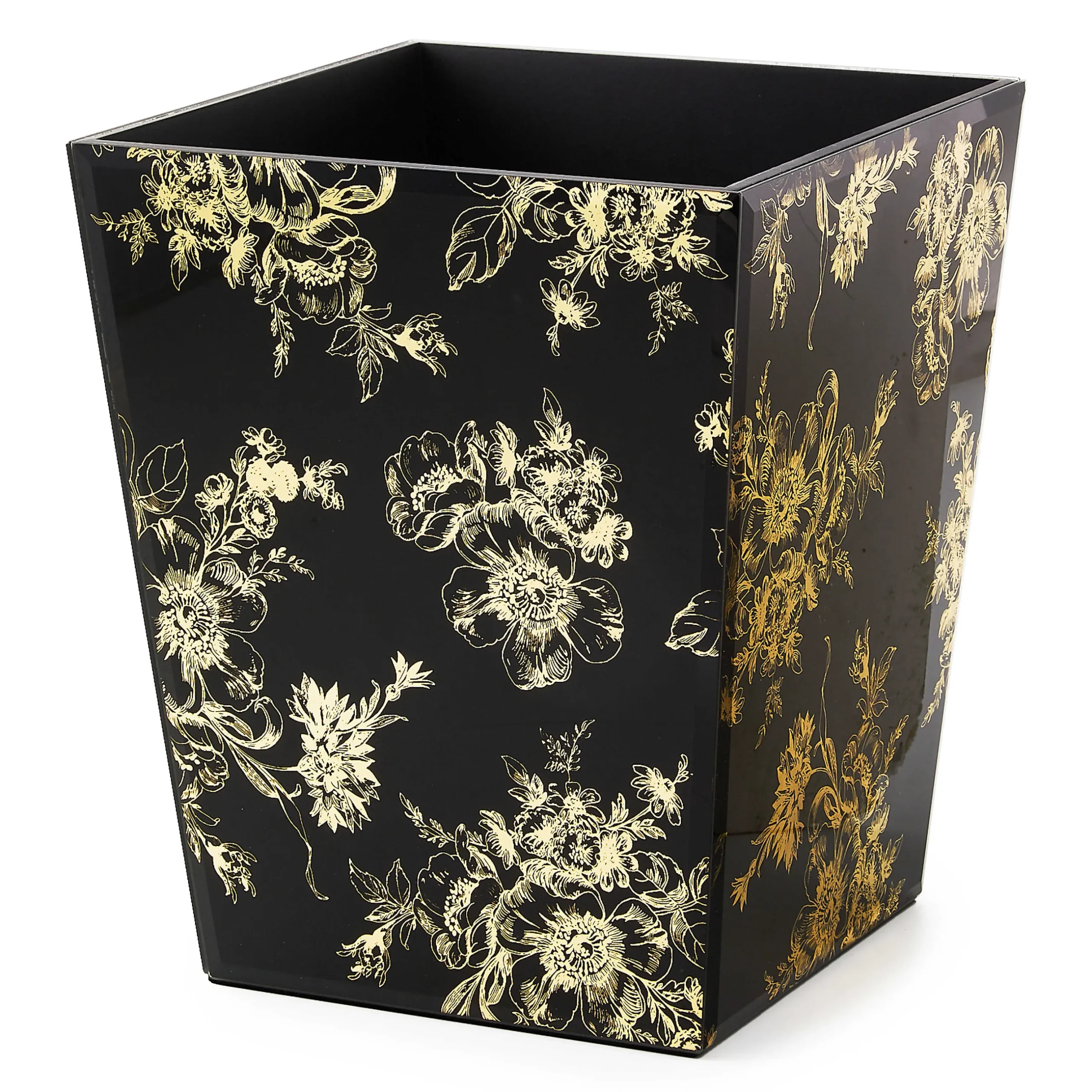 Bath & Bath Accessories|MacKenzie-Childs Twilight Toile Waste Bin