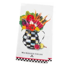 Spring|Kitchen & Table Linens|MacKenzie-Childs Vegetable Bouquet Dish Towel