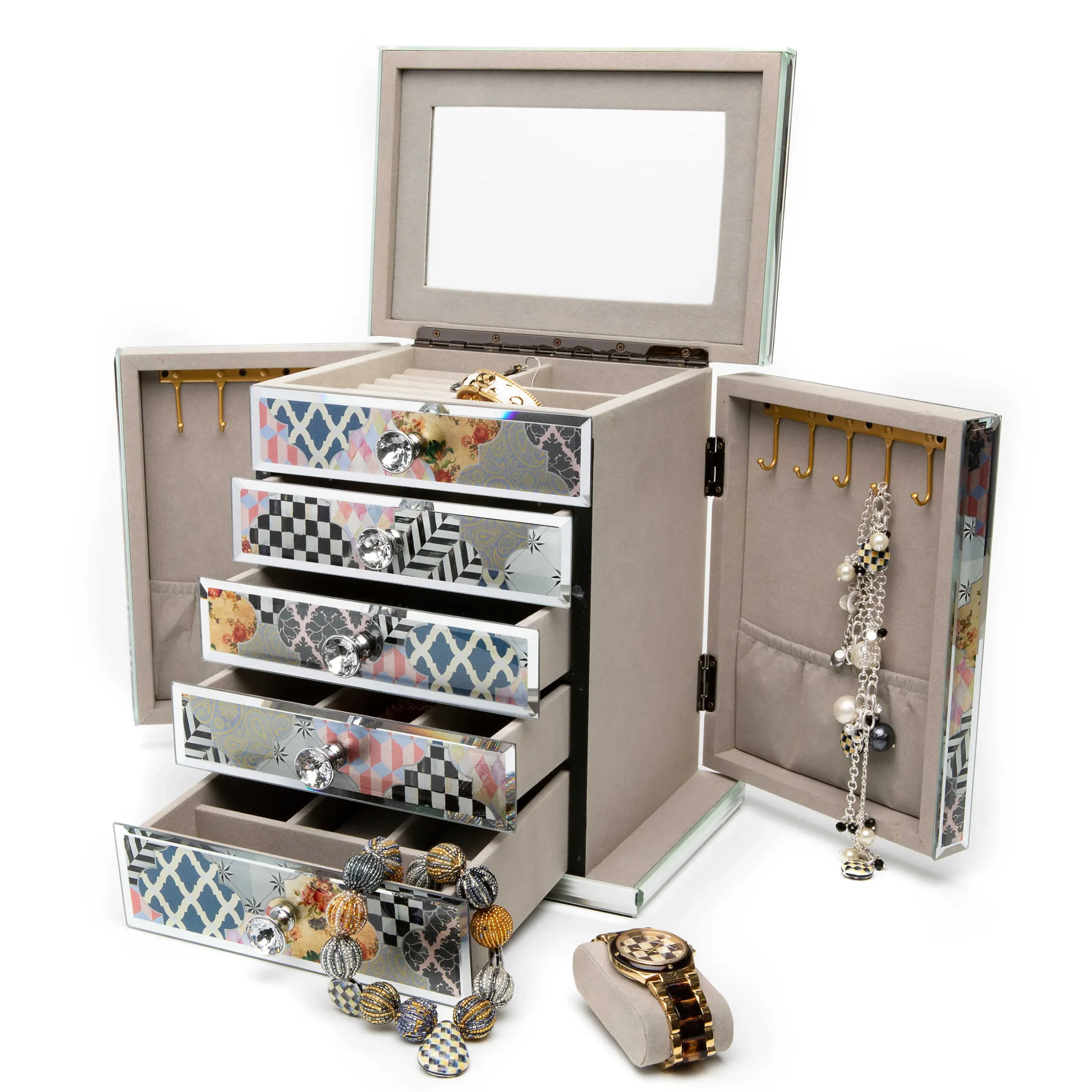 Room Accents|Bath & Bath Accessories|MacKenzie-Childs Venezia Jewelry Armoire