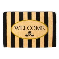 Rugs|MacKenzie-Childs Welcome Awning Stripe Entrance Mat