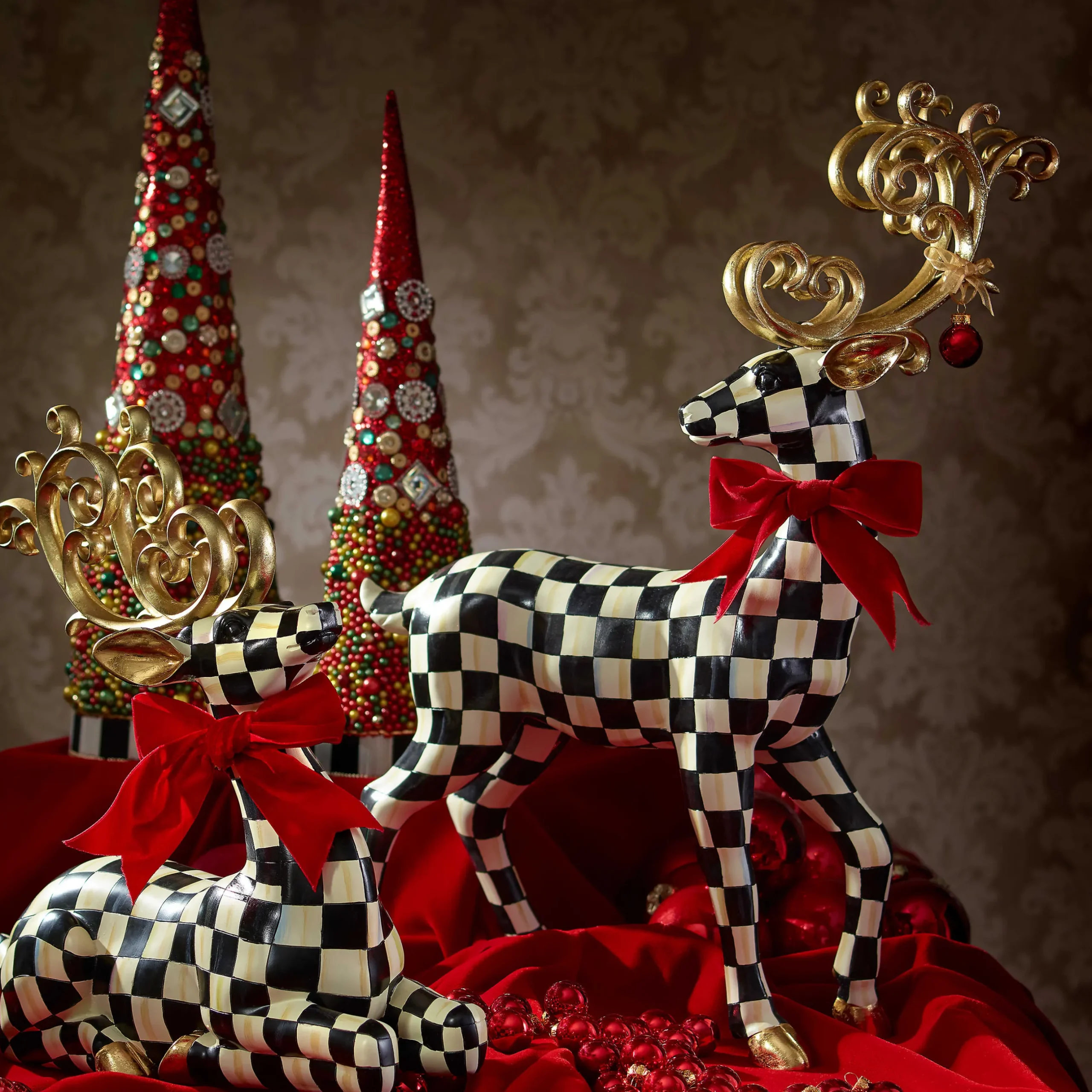 Holiday|Room Accents|MacKenzie-Childs Westminster Resting Deer