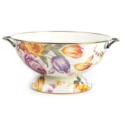 Bar Entertaining|Serveware|MacKenzie-Childs White Flower Market Everything Bowl