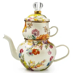 The Coffee Shop|Serveware|MacKenzie-Childs White Flower Market High Tea