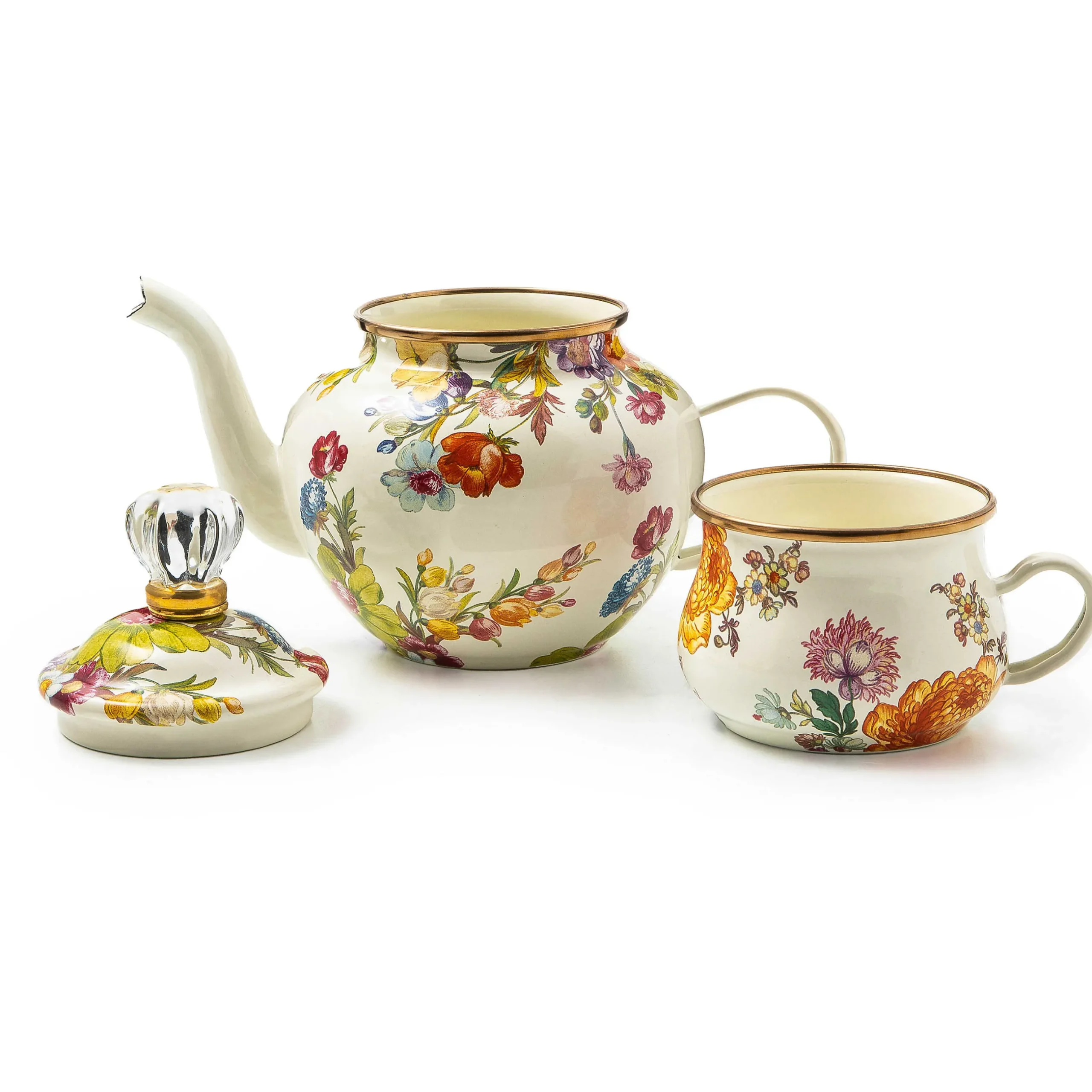 The Coffee Shop|Serveware|MacKenzie-Childs White Flower Market High Tea