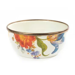 Bar Entertaining|Serveware|MacKenzie-Childs White Flower Market Pinch Bowl