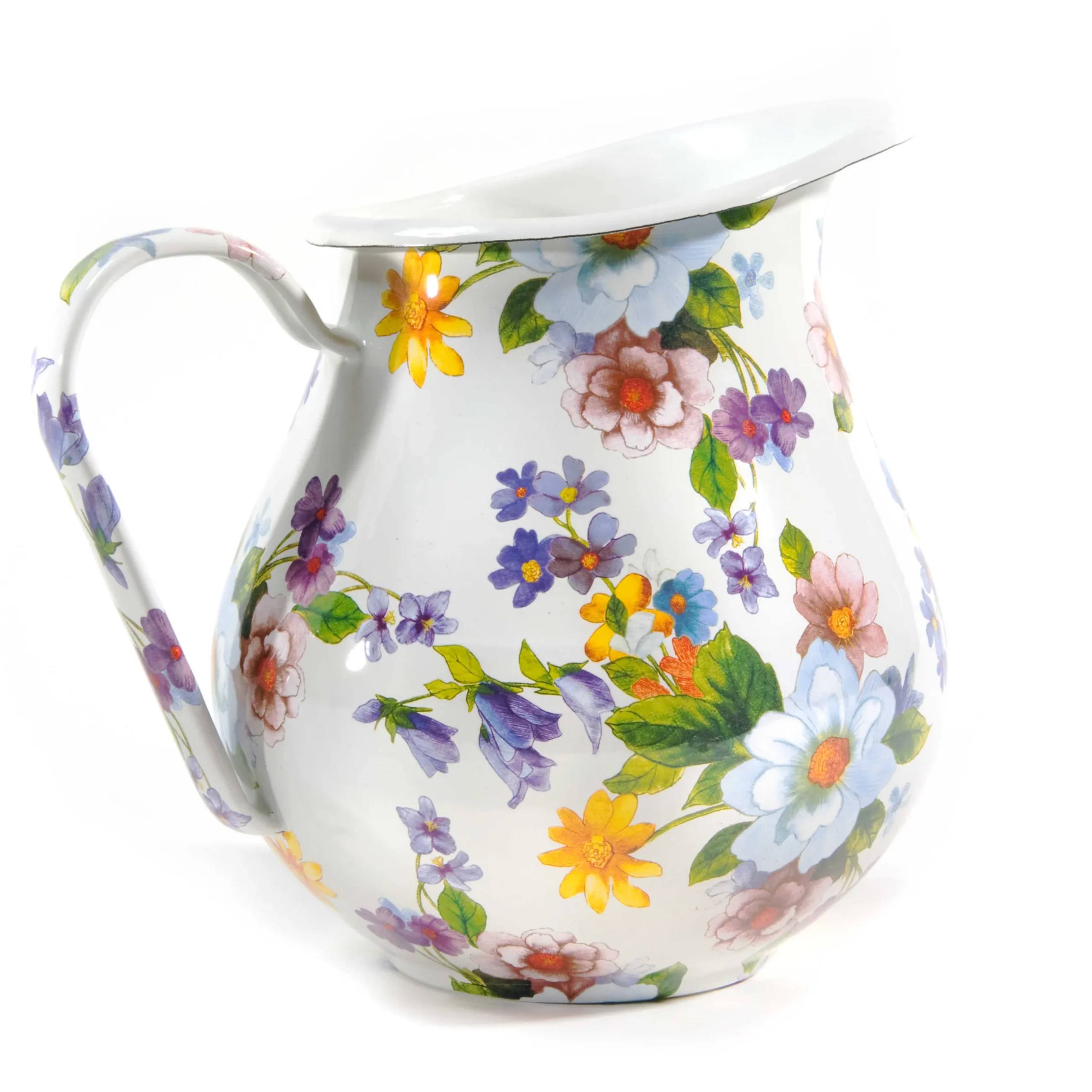 Serveware|Bar Entertaining|MacKenzie-Childs White Flower Market Pitcher