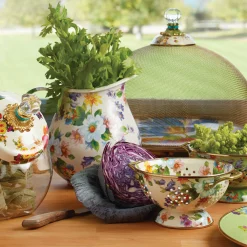 Serveware|Bar Entertaining|MacKenzie-Childs White Flower Market Pitcher