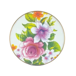 Dinnerware & Flatware|MacKenzie-Childs White Flower Market Salad/Dessert Plate