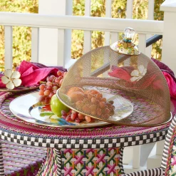 Bar Entertaining|Serveware|MacKenzie-Childs White Flower Market Serving Platter