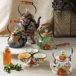 Bar Entertaining|Serveware|MacKenzie-Childs White Flower Market Triplicity