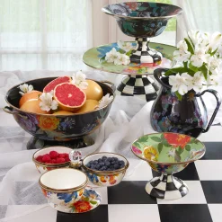 Bar Entertaining|Serveware|MacKenzie-Childs White Flower Market Triplicity