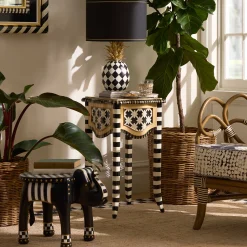 Entryway Furniture|Living Room|MacKenzie-Childs Wild Indoors Accent Table