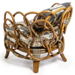 Living Room|MacKenzie-Childs Wild Indoors Rattan Chair