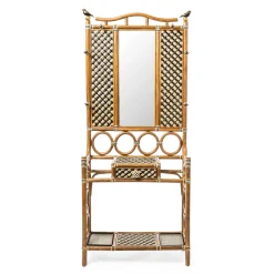 Entryway Furniture|MacKenzie-Childs Wild Indoors Rattan Hall Tree