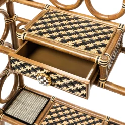 Entryway Furniture|MacKenzie-Childs Wild Indoors Rattan Hall Tree