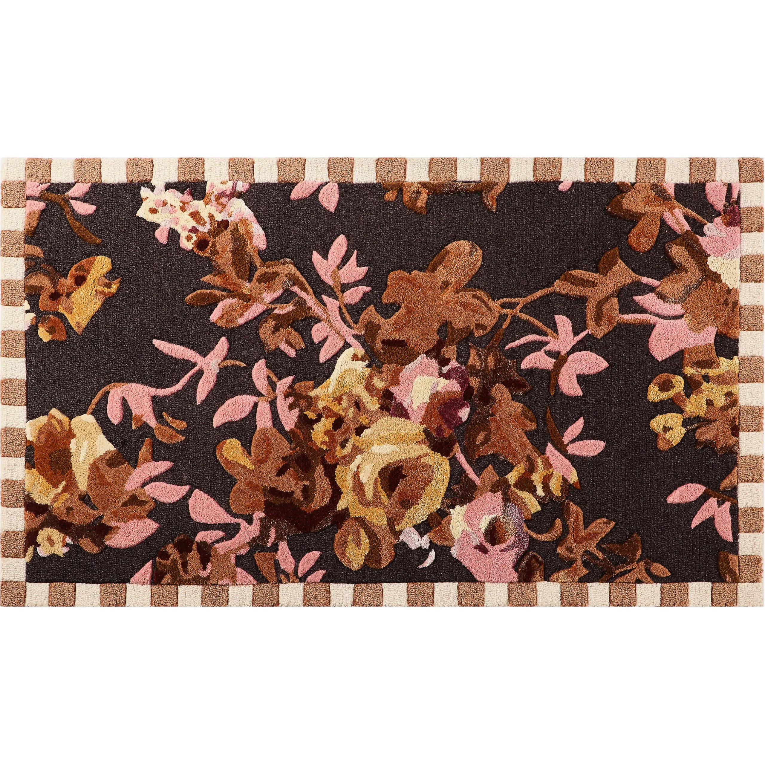 Rugs|MacKenzie-Childs Wild Rose Floral 2'3 x 3'9 Rug