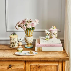 Spring|Room Accents|MacKenzie-Childs Wildflowers Bird Topiaries - Set of 2