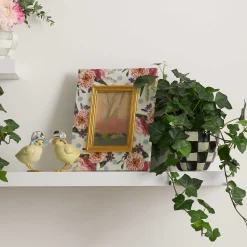 Room Accents|MacKenzie-Childs Wildflowers Blue 4 x 6 Frame