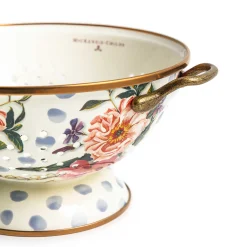 Kitchen Utensils & Tools|MacKenzie-Childs Wildflowers Blue Large Colander