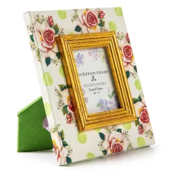 Room Accents|MacKenzie-Childs Wildflowers Green 2.5 x 3 Frame
