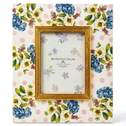 Room Accents|MacKenzie-Childs Wildflowers Pink 5 x 7 Frame
