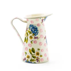 Bar Entertaining|Serveware|MacKenzie-Childs Wildflowers Pink Medium Practical Pitcher
