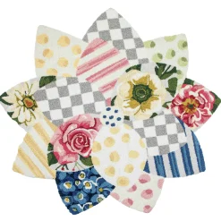 Spring|Rugs|MacKenzie-Childs Wildflowers Rug - 4' Round