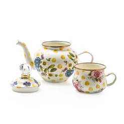 Kitchen & Table Linens|MacKenzie-Childs Wildflowers Yellow High Tea