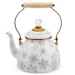Holiday|Fall Entertaining|MacKenzie-Childs Winter Palace 2 Quart Tea Kettle