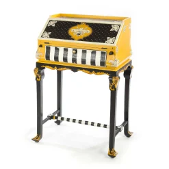 Storage Furniture|Living Room|MacKenzie-Childs Worker Bee Writing Desk