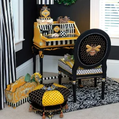 Storage Furniture|Living Room|MacKenzie-Childs Worker Bee Writing Desk