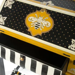 Storage Furniture|Living Room|MacKenzie-Childs Worker Bee Writing Desk