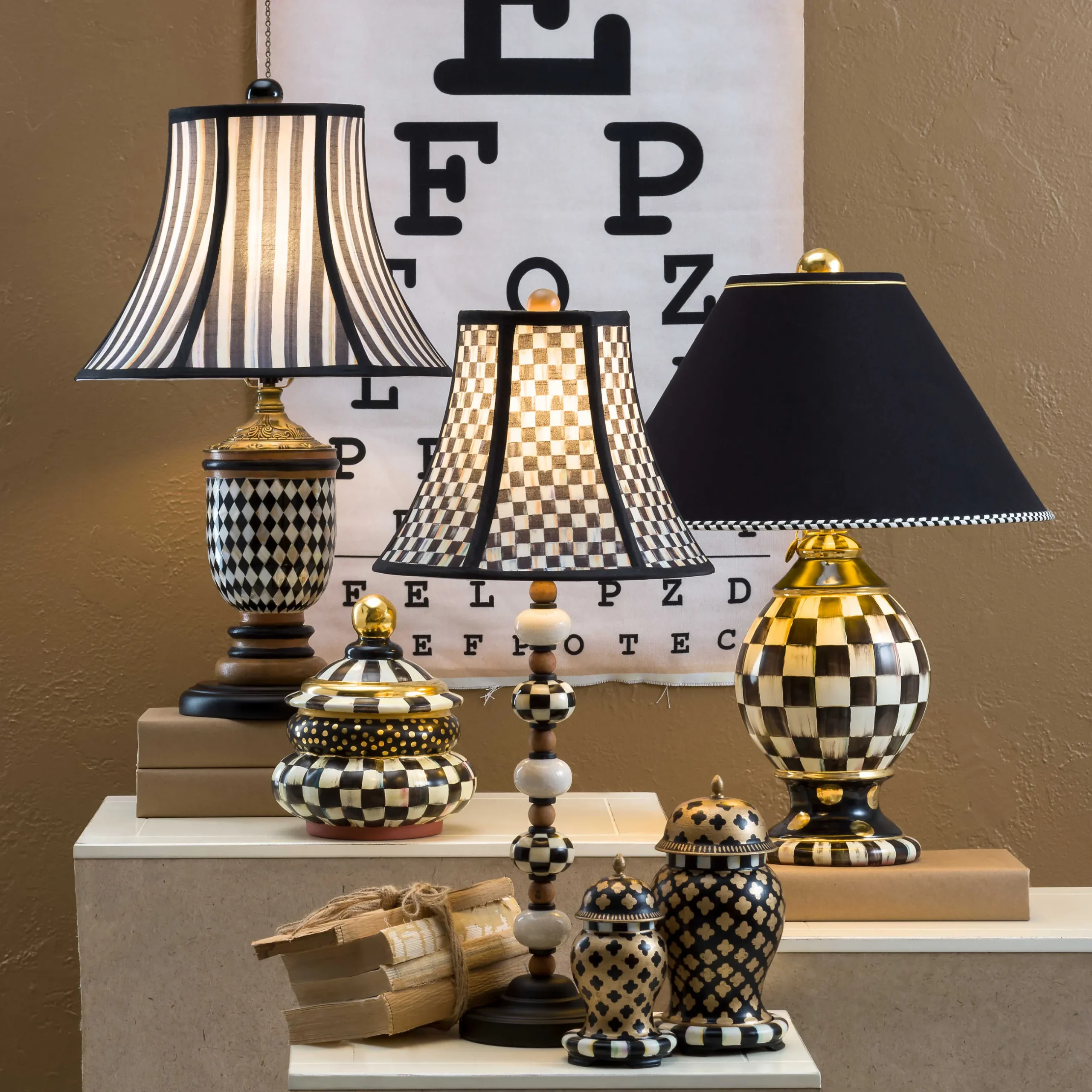 Room Accents|Lighting|MacKenzie-Childs Yo-Yo Table Lamp