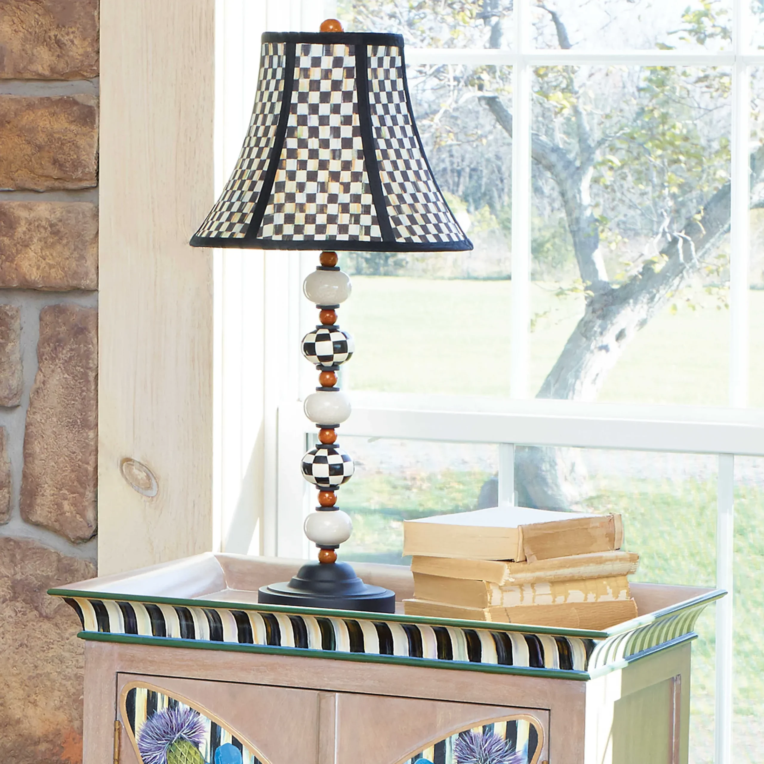 Room Accents|Lighting|MacKenzie-Childs Yo-Yo Table Lamp