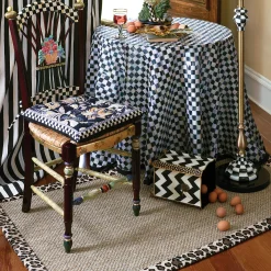 Bath & Bath Accessories|Room Accents|MacKenzie-Childs Zig Zag Waste Bin